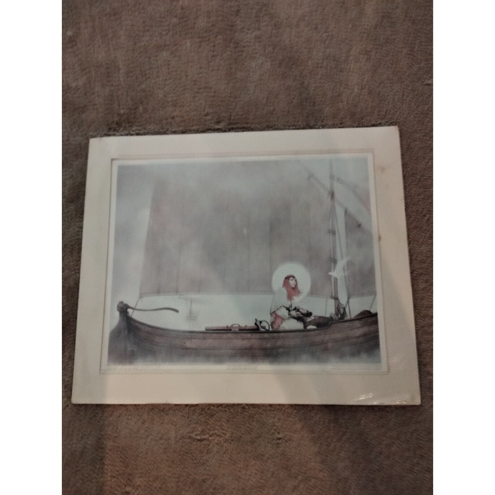Don Maitz 1979 The Second Drowning Lithograph Art Print Signed Numbered Matt...